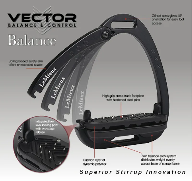 LeMieux Vector Balance Stirrup Alluminium-1